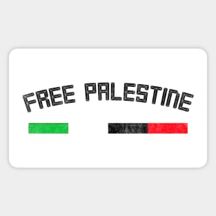 Free Palestine // Retro Style Design Magnet